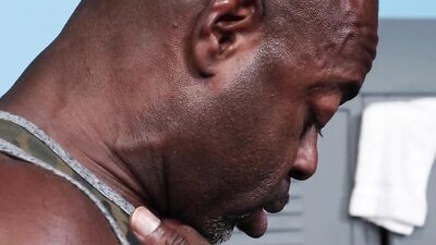 Bloke's tight ass is stretched by his bud's huge black wood