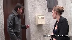 Stunning blonde anal pounded and ass to mouth with cum