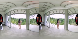 VRLatina - Pretty Latin Girl Next Door Masturbate Then Rides Your Cock