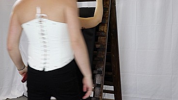 Little Red Sadistic Punishment BDSM Bondage Flogged Fingered Paddled Stapled