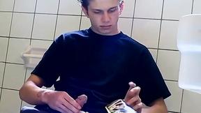 ”Sexy Ian Madrox was caught smoking & jacking off in the bathroom”