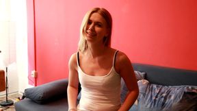 Her first porn video on cam