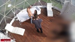 bts of the scene: sara diamante gets gapes and anal fuck no stop, introduced by luca ferrero.