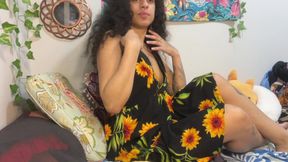 Breakfast with the hairy pussy goddess