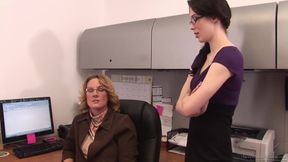 Lesbian Office Seductions 5 02