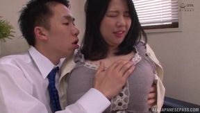 Busty BBW Yuumi Iori Rides Hard Dick & Takes Creampie Explosion