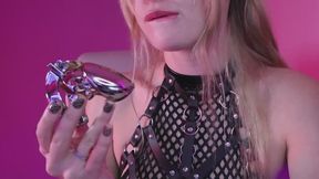 Iron Chastity Femdom — I Lock You in Steel Cage for Cum Control