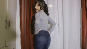 Ultimate punishment for beta losers! Stop &amp; Go masturbation to a pixel ass! Tranny JOI CEI