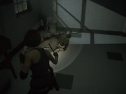 sexy cop runs around during corona outbrek