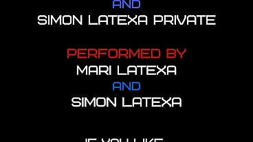 Sperm on Her Ass - Mari Latexa and Simon Latexa