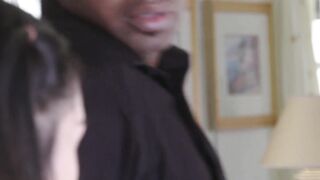 Teen Cuties - Teeny Eva Yi Riding A Huge Black Dick Like Pro