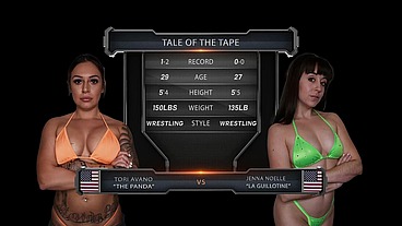 Jenna Noelle vs Tori Avano Female Wrestling