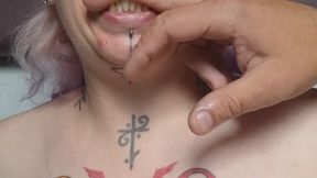 Biting His Fingers