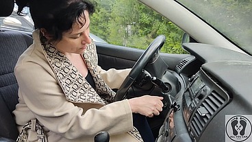 FRUSTRATED WOMAN DESPERATION CAR PROBLEMS PE DAL PUMP FETISH
