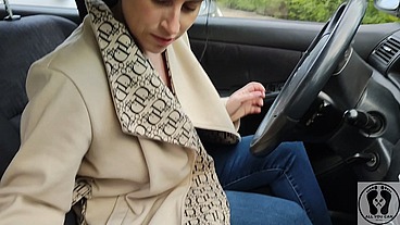 FRUSTRATED WOMAN DESPERATION CAR PROBLEMS PE DAL PUMP FETISH