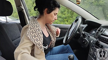 FRUSTRATED WOMAN DESPERATION CAR PROBLEMS PE DAL PUMP FETISH