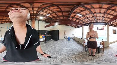 Reporter takes off her clothes live on air after being caught during the report.