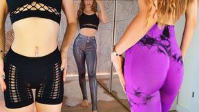 Leggings & Shorts Try-On Haul 4K