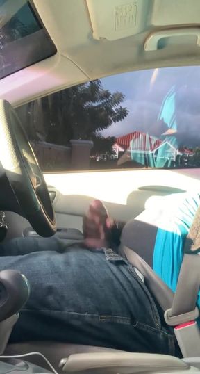 Outdoor Car Jerk off