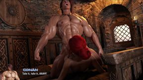 Conan and Princess Astrio Full Sex Scene Barbarian Conquest Game