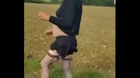 flipping my cock out in public and masturbating till i cream is very risky for me dressed up like a sissy slut where peaple can see