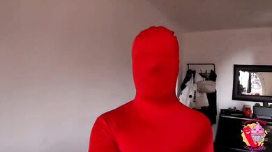 Her new neighbor a red mime fucks her ass raw with anal creampie