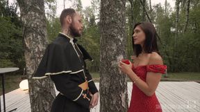 Fucking Wedding Part 3: Slutty Slut Fucks a Priest Before Her Friend's Wedding