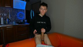 Messy Hair Morning Wood Shy Twink Drains Overnight