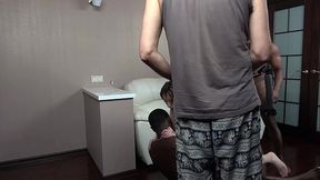 Lana Lova 3 on 1 backstage wet