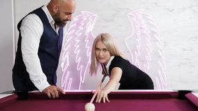 Anal pound in the doggy style with a hot blonde Una Fairy