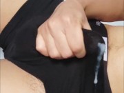 Cumming Through My CK Underwear