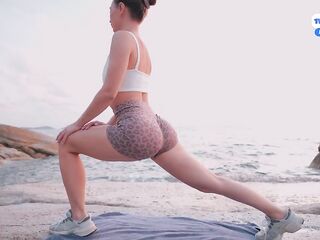 Yoga Slut Learns the Merely Pose That Matters – Face Down, Butt Up