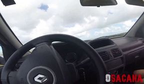MM 03- Slut eating the brand new one inside the car on the beach - 1080p
