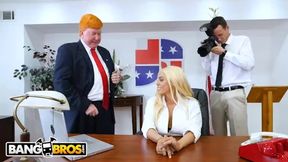 Hot - Luna Star Gets Grabbed By The Pussy At The White House!