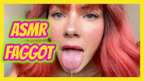 ASMR Licking Kissing Drooling Faggot Trigger