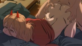 Chainsaw-man Hard Pussy Creampie ( POWER ) - Hentai