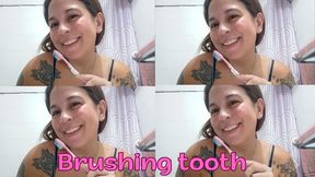 My mouth is full of foamâ€¦ I spit nonstop while staring at you.