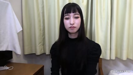 Cute Japanese Girl In Black With Small Tits