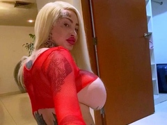 Blonde Laura Crystal with big boobs