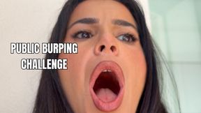 Public burping challenge - OnlyVanessa