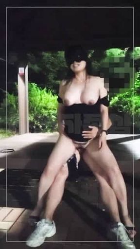 korean milf outdoor