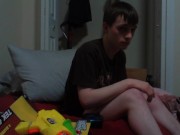 Beanbag Fun as he cums inside me