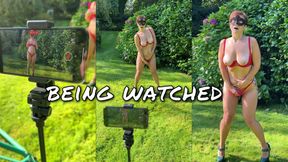 Risky Garden Toy Session