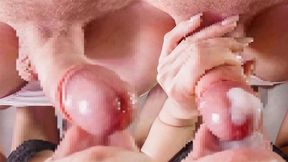 Slobbery Big Dick Sucking and Hot Cumshot in the Mouth from My Female POV Perspective