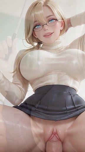 Mrs. Blackwood Assigns Detention and Locks the Door Behind Her - Ai Generated