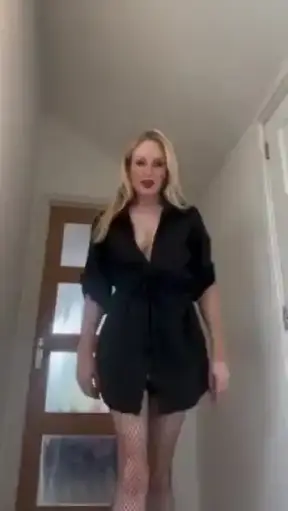 Horny petite blonde landlady wants  payment! How will you repay her?