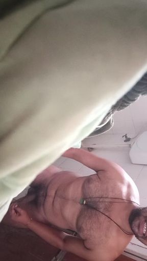 Secret bathroom fun with dick watching porn on after zeal pea with horny way
