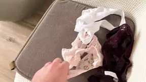 Russian MILF helps stepson jerk off and then fucks herself