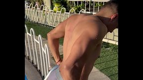 Que rico culo despu&eacute_s de nadar