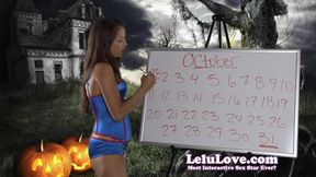 Lelu Love-October 2014 Cum Schedule